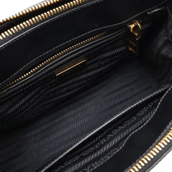 PRADA Galleria Handbag - Shoulder bag in Saffiano black Leather,  Model 1BA896 - Picture 5 of 9